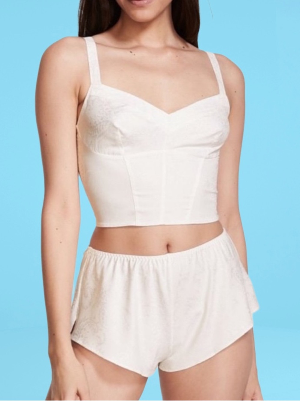 Elegant Cream Women's Sleepwear Set